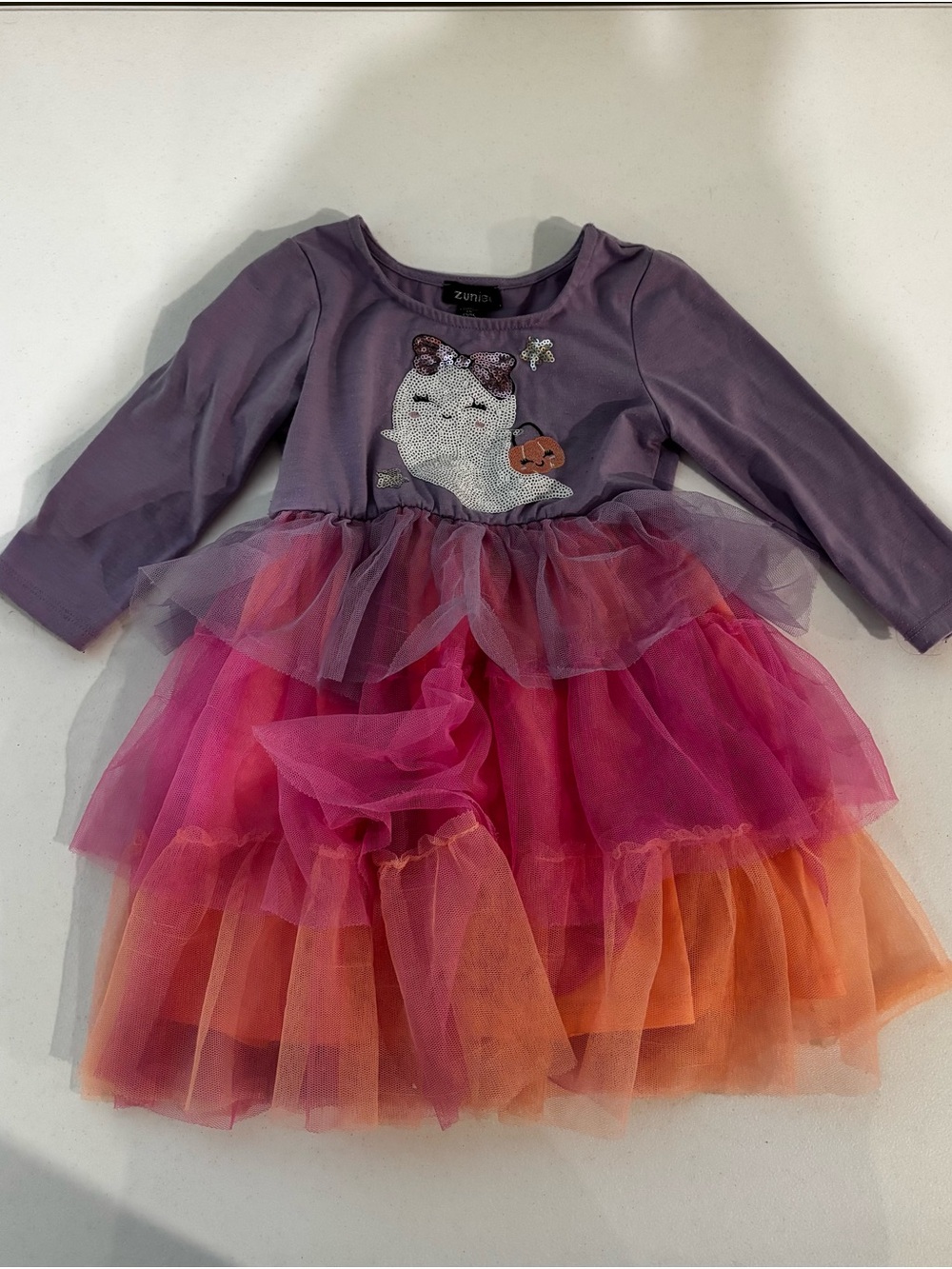 Zunie Purple and Pink Tulle Dress for Kids
